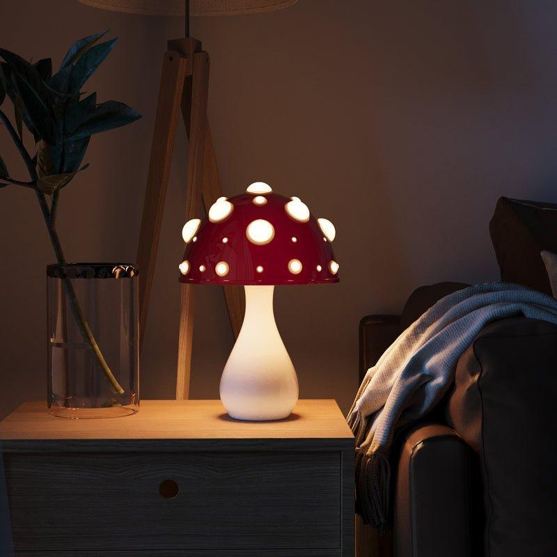 Dawnira - Lydie Enchanted Mushroom Table Lamp Dimmable LED Light