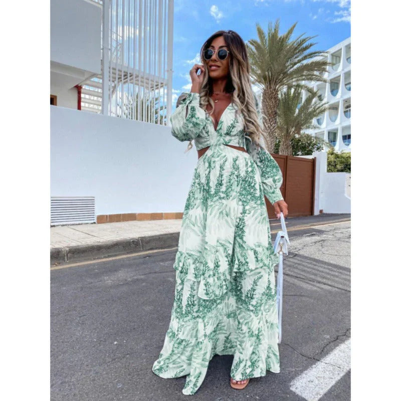 Nicolina - Stylish Long Dress with Flattering Fit and Elegant Design