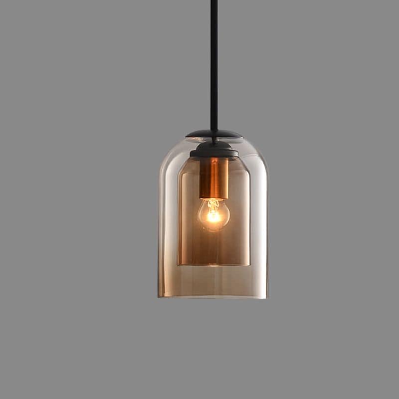 Vetro – Mid-Century Double Glass Pendant Light