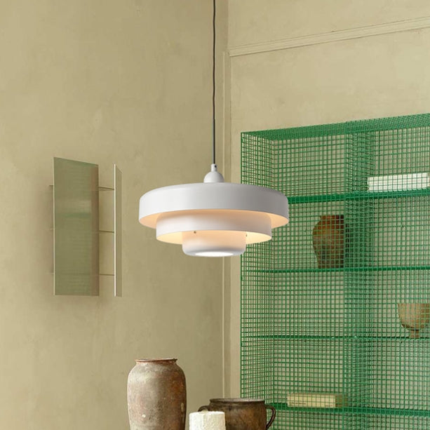 Opurra - Nordic Glass Loft Pendant Light White Minimalist
