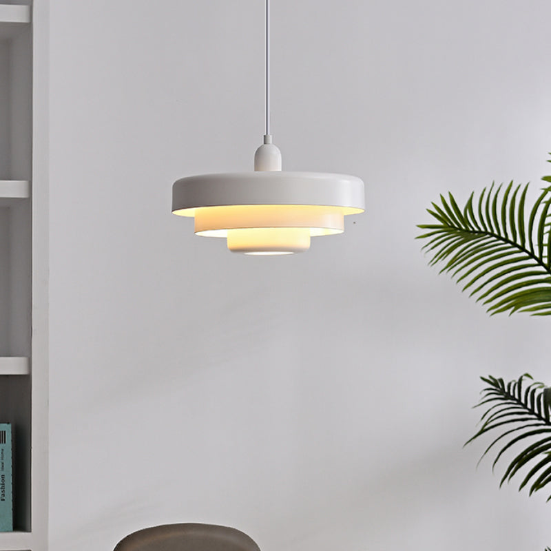 Opurra - Nordic Glass Loft Pendant Light White Minimalist