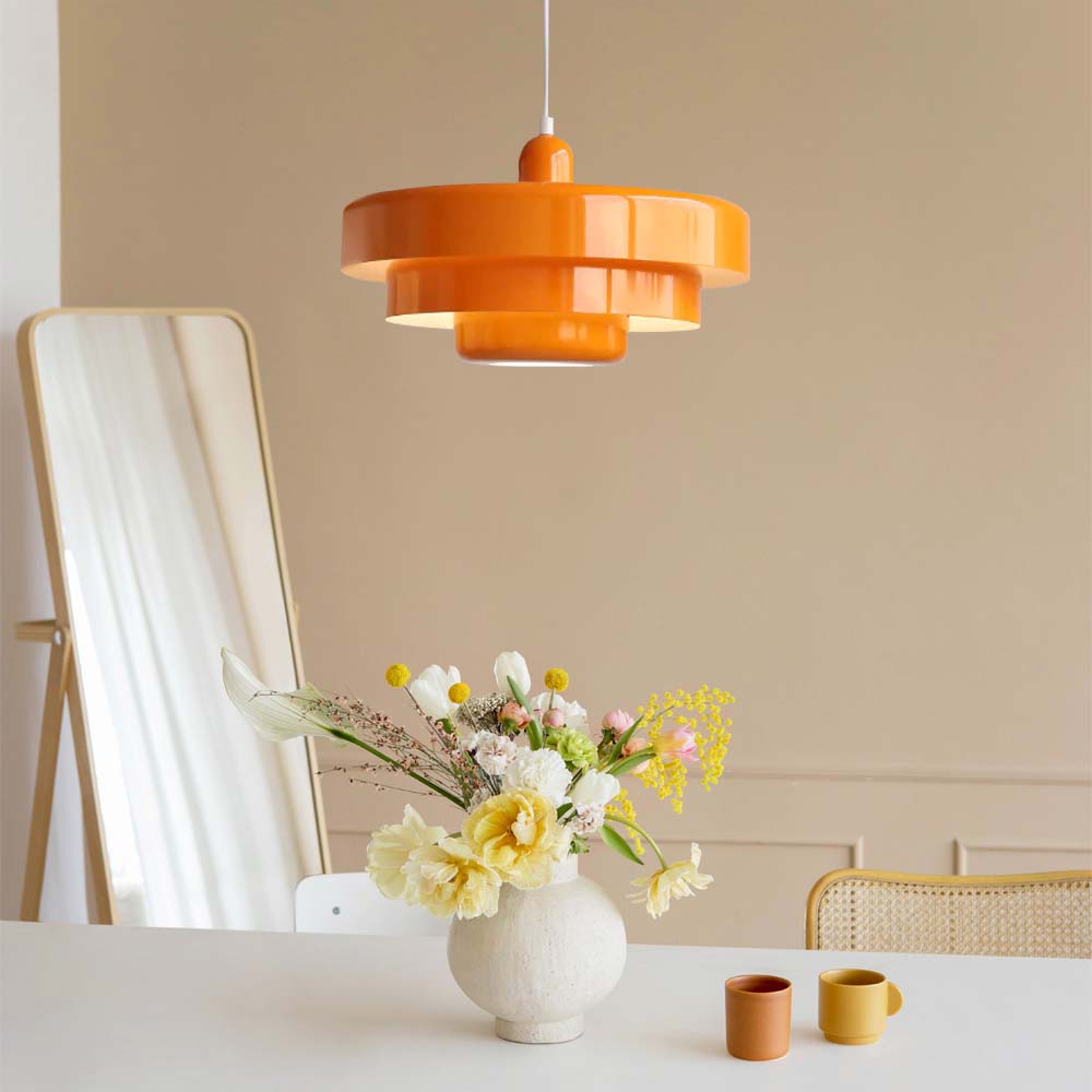 Opurra - Nordic Glass Loft Pendant Light White Minimalist