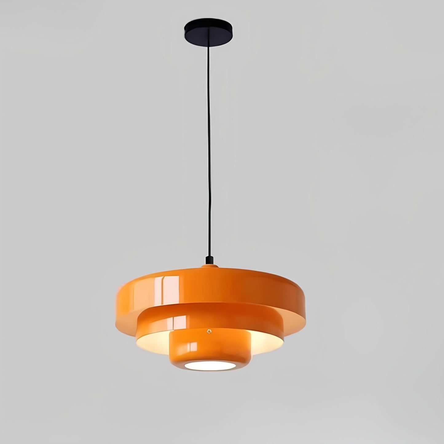 Opurra - Nordic Glass Loft Pendant Light White Minimalist