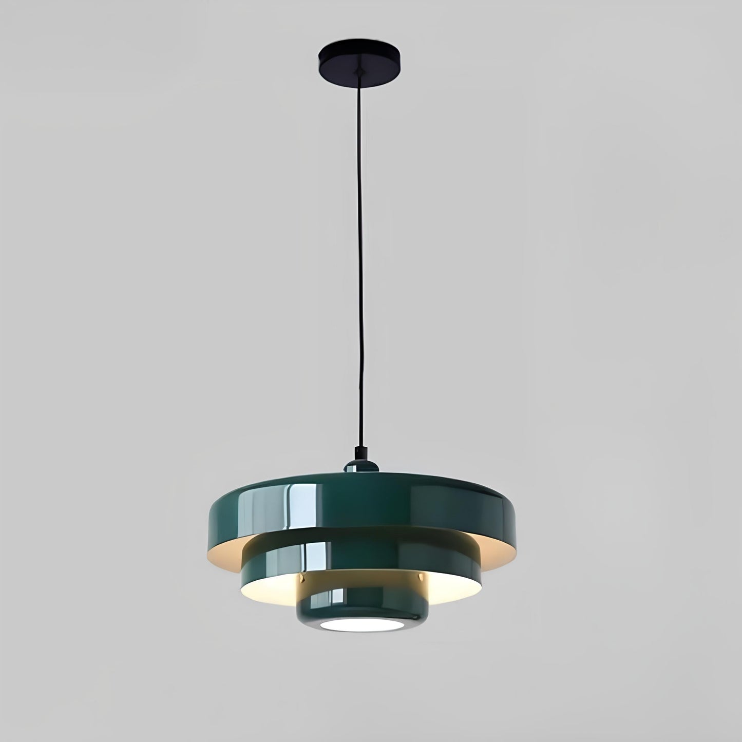 Opurra - Nordic Glass Loft Pendant Light White Minimalist