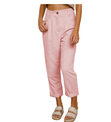Chantal - Stylish Soft Corduroy Trousers for Women with Timeless Elegance