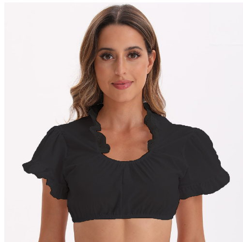 Nerisse - Traditional Oktoberfest Dirndl Blouse for Women with Elegant Design