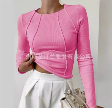 Delian - Classic Long-sleeved Women's Top with Flattering Silhouette