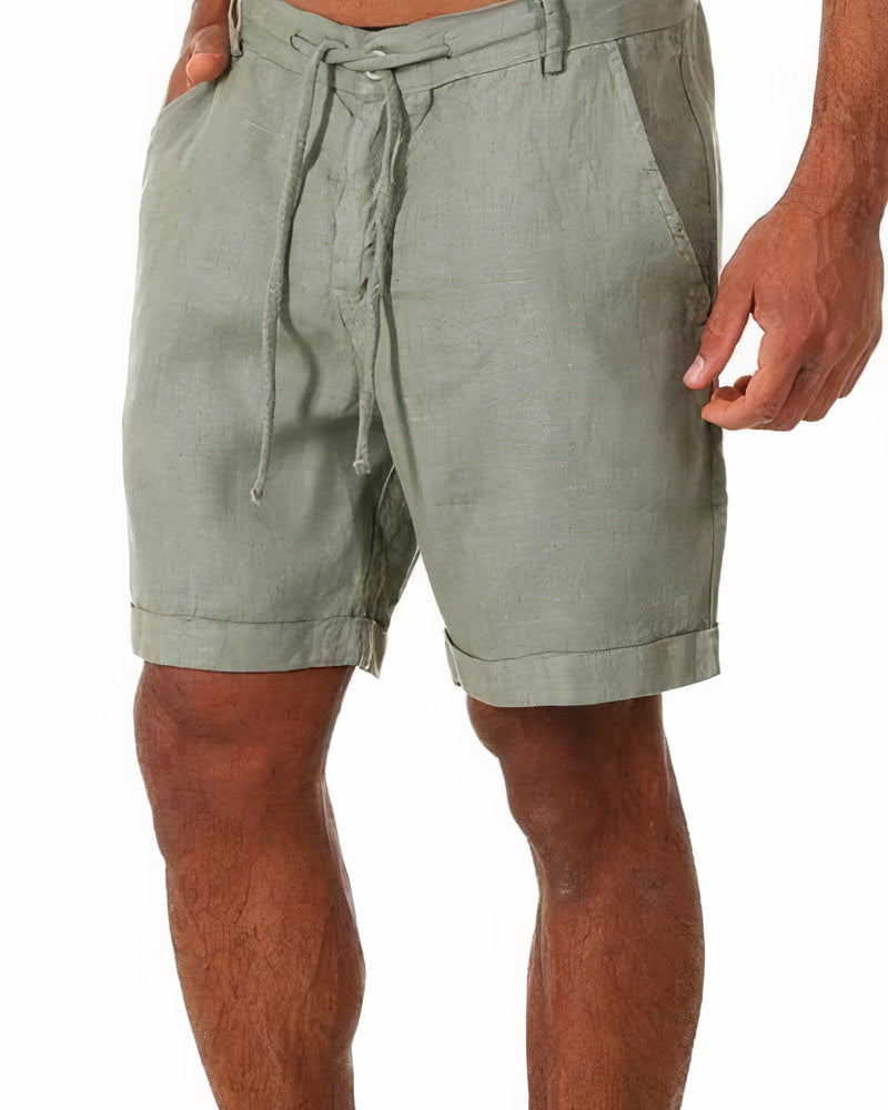 Deirdre - Stylish Men's Linen Shorts for Summer Comfort