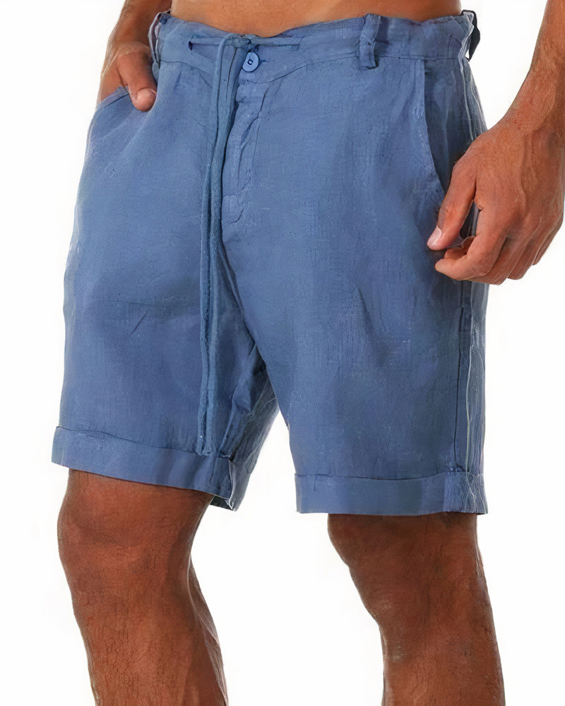 Deirdre - Stylish Men's Linen Shorts for Summer Comfort