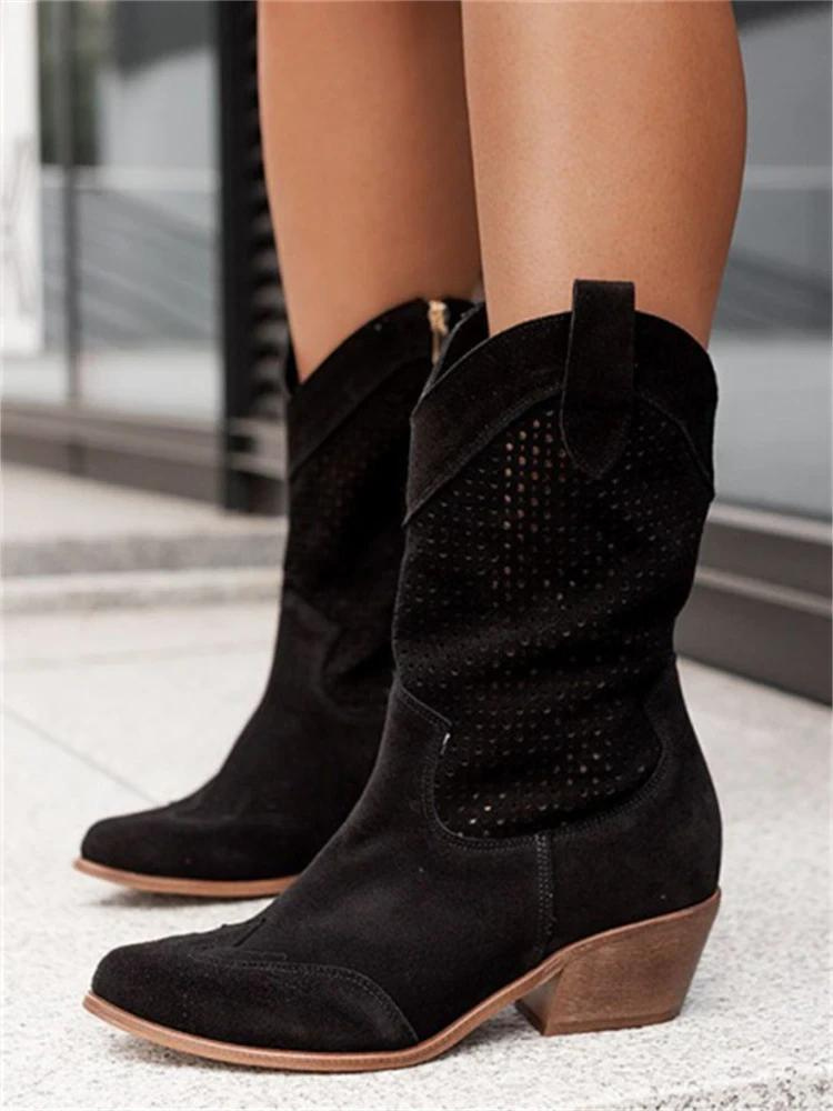 Sophronia - Stylish Women's Cowboy Boots with Classic Design and Comfortable Fit