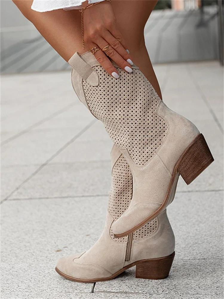 Sophronia - Stylish Women's Cowboy Boots with Classic Design and Comfortable Fit