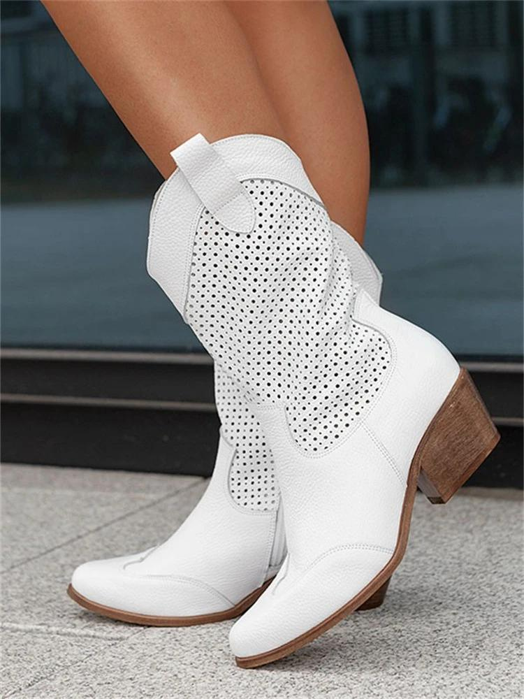 Sophronia - Stylish Women's Cowboy Boots with Classic Design and Comfortable Fit