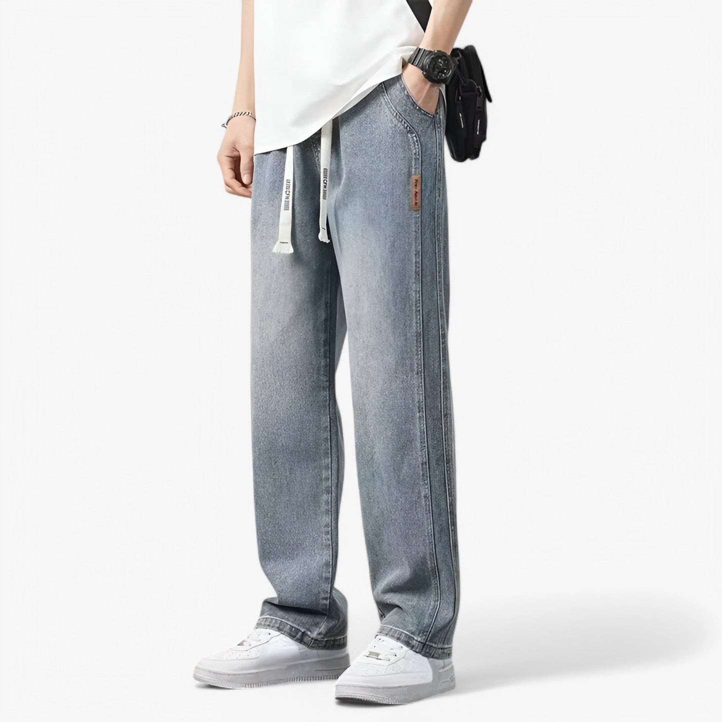 Murray - Trendy Wide Leg Denim Pants for Ultimate Comfort