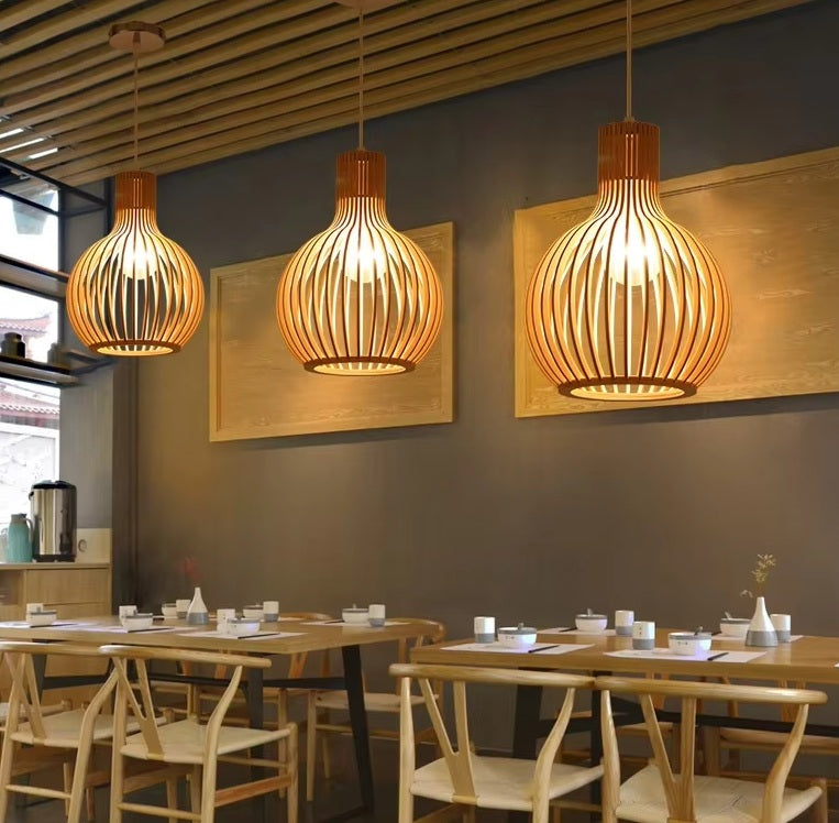 Bamora – Natural Bamboo Pendant Ceiling Light
