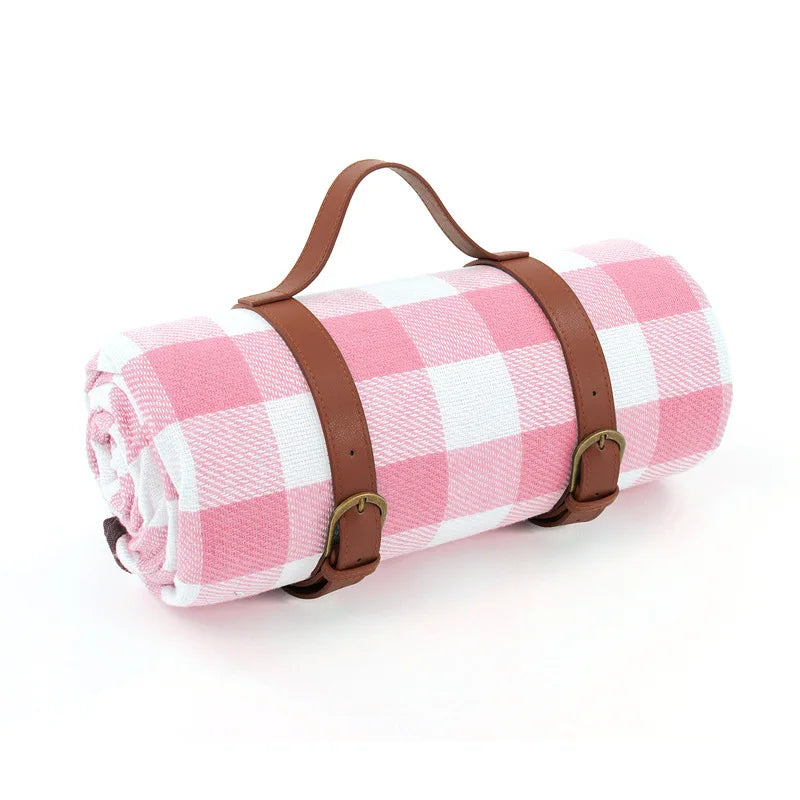 Ambiora - Outdoor Plaid Picnic Blanket Waterproof Foldable Mat