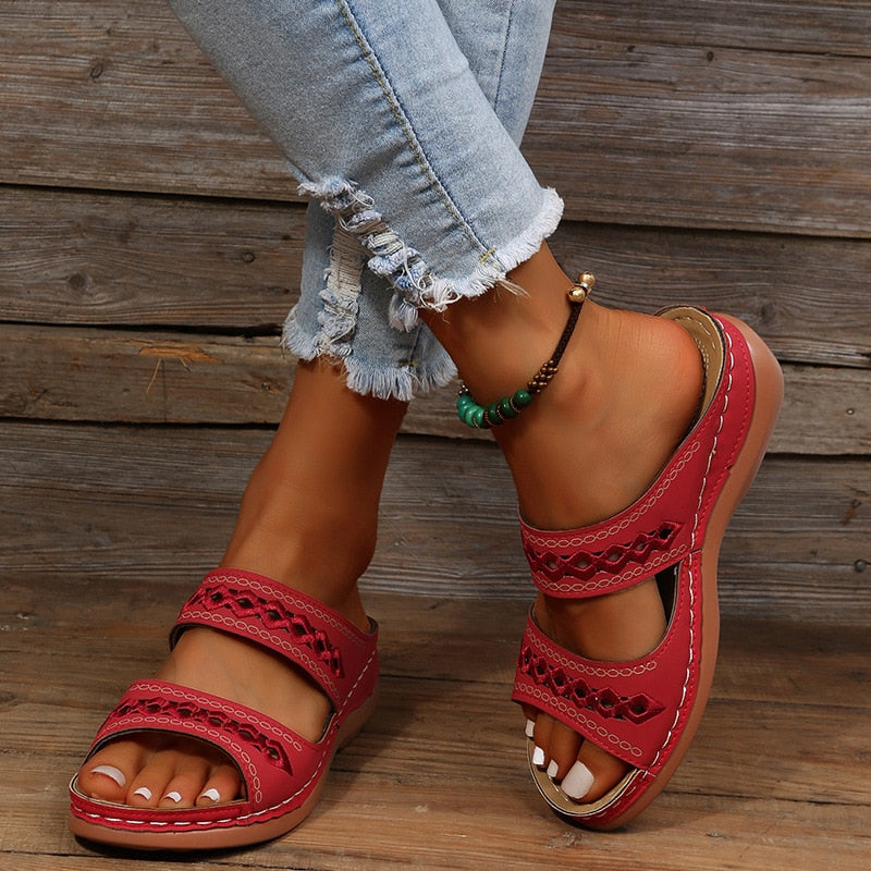 Quorra - Comfortable Women's Orthopedic Sandals with Arch Support