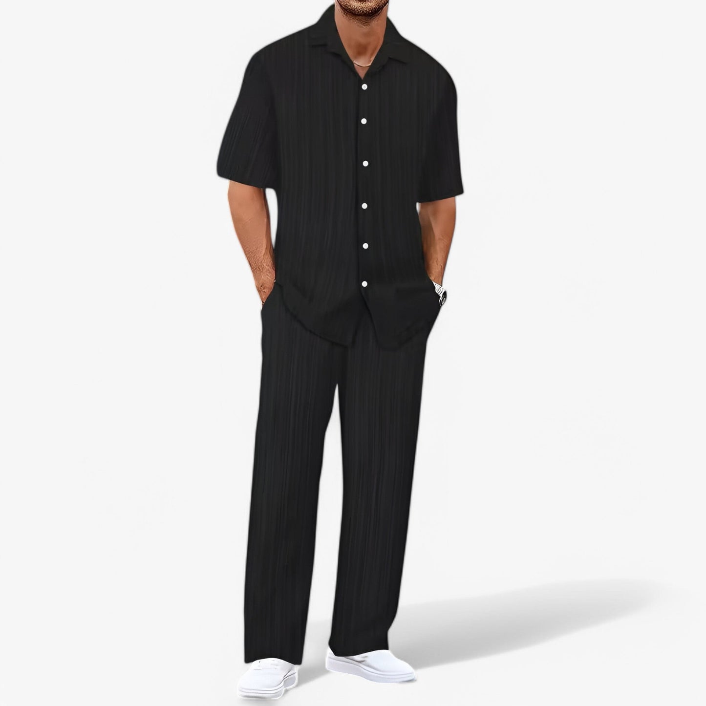 Caspar - Business Casual Set with Shirt and Trousers for Effortless Elegance