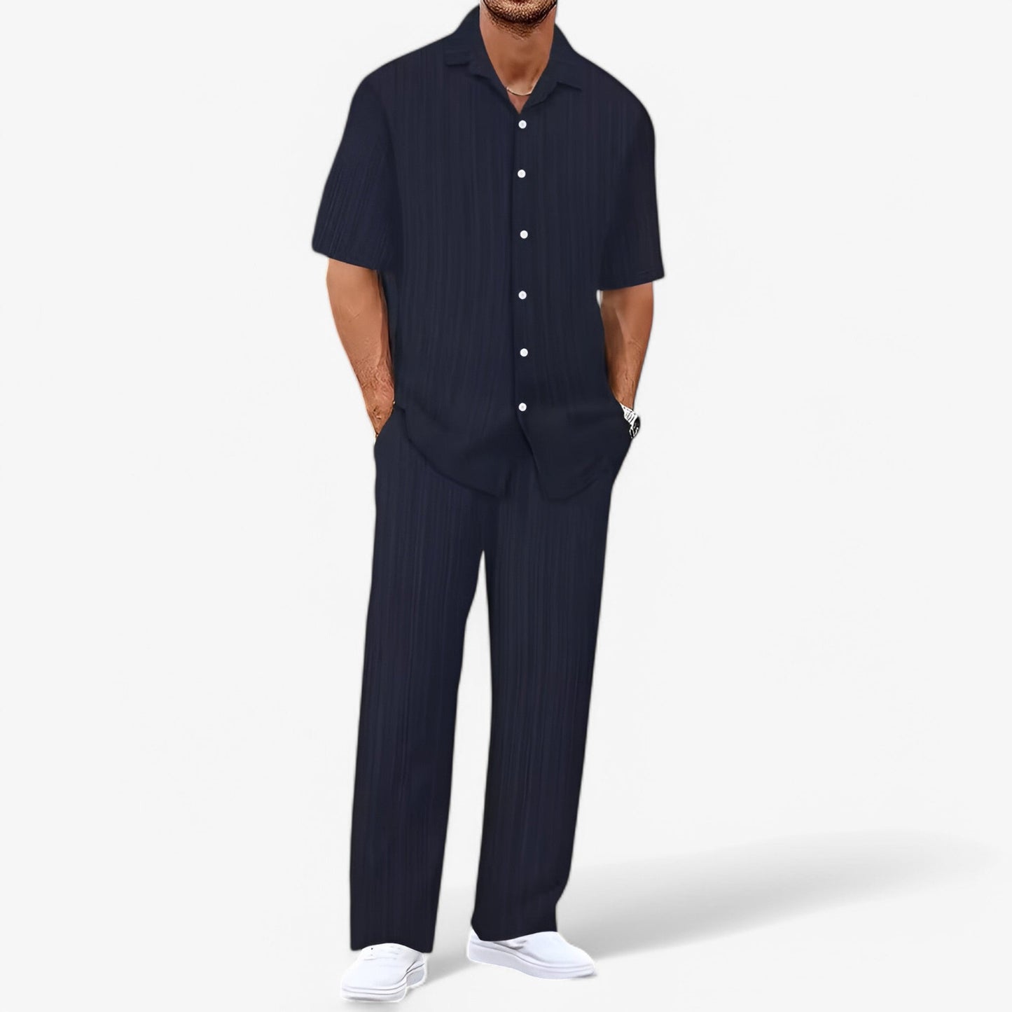 Caspar - Business Casual Set with Shirt and Trousers for Effortless Elegance