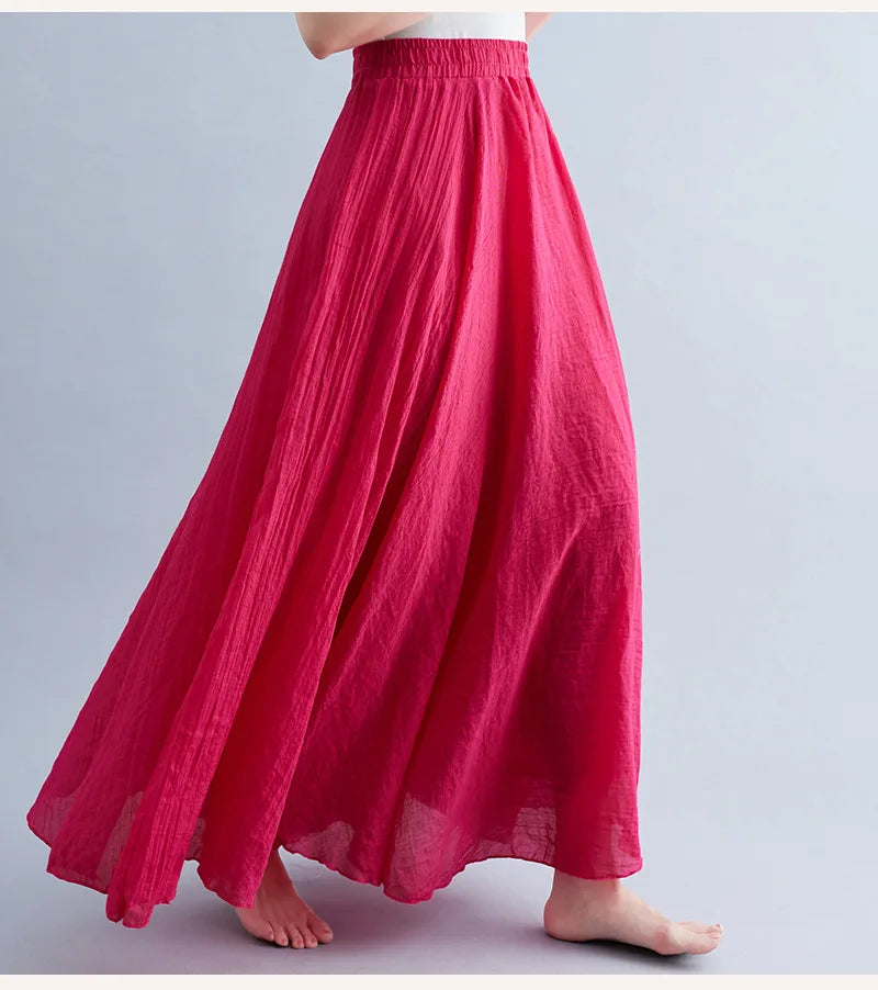 Anice - Elegant Women's Maxi Skirt for Effortless Style and Comfort