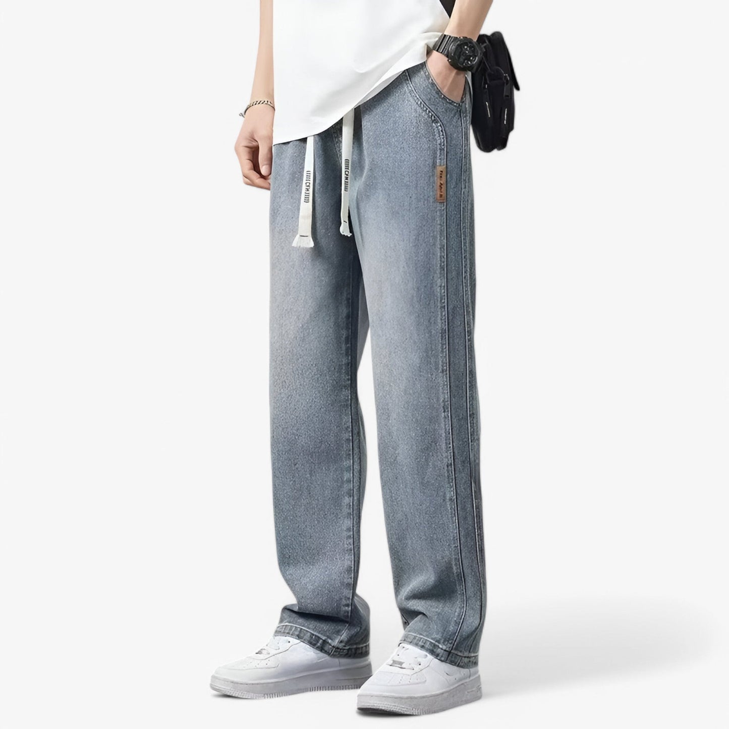 Murray - Trendy Wide Leg Denim Pants for Ultimate Comfort
