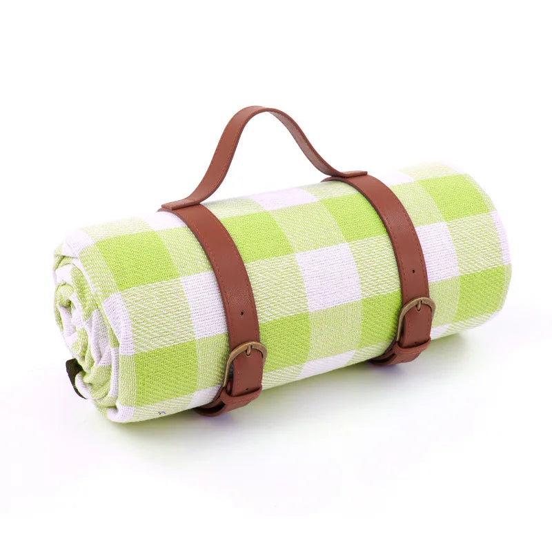 Ambiora - Outdoor Plaid Picnic Blanket Waterproof Foldable Mat