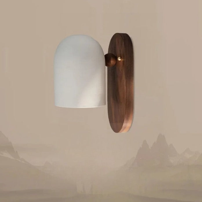 Milani - Walnut Wall Lamp for Natural Ambience