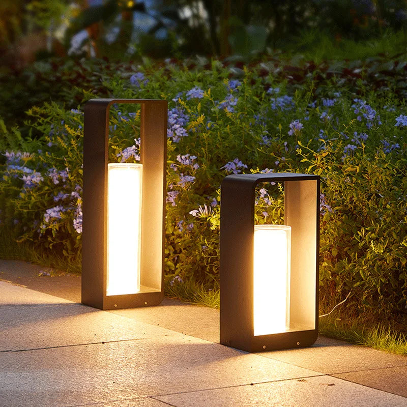 Nestiva - Modern Stainless Steel Solar Garden Lights for Elegant Spaces