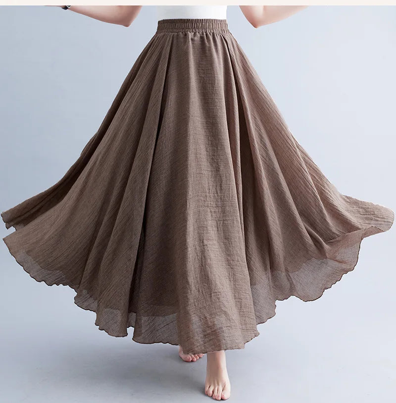 Anice - Elegant Women's Maxi Skirt for Effortless Style and Comfort