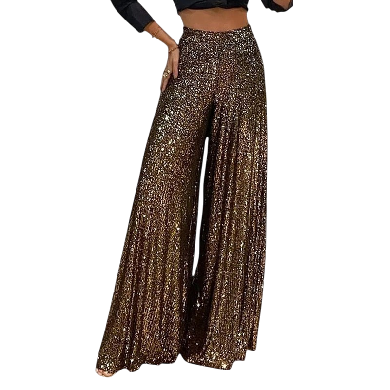 Andromeda - Chic Wide-Leg Trousers for Effortless Elegance and Comfort