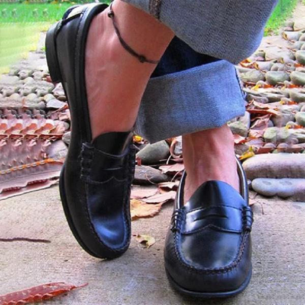 Mikaela - Stylish Women's Leather Loafers for Comfort and Elegance