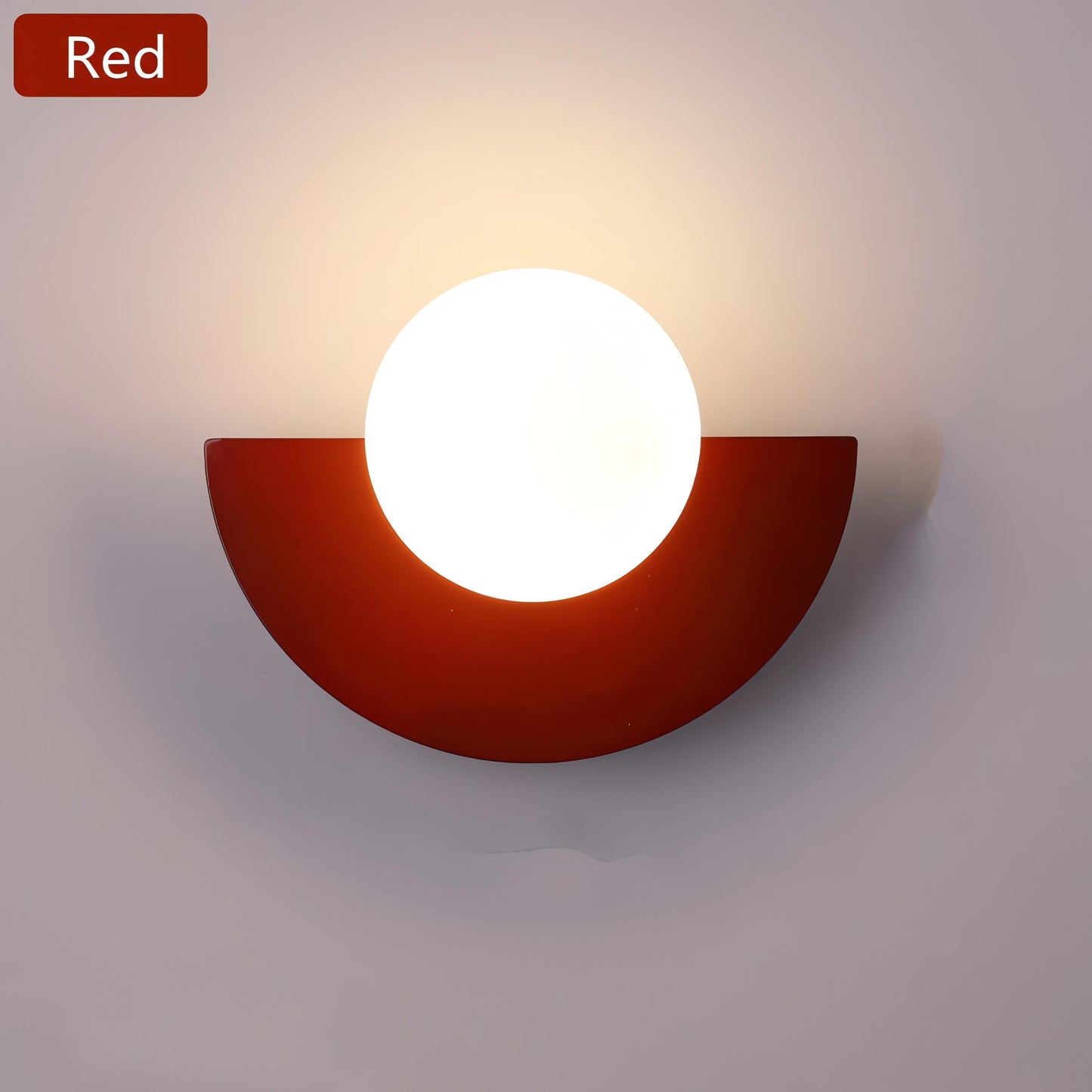 GlowNova - Modern Nordic Semicircle Wall Lamp for Elegant Home Decor