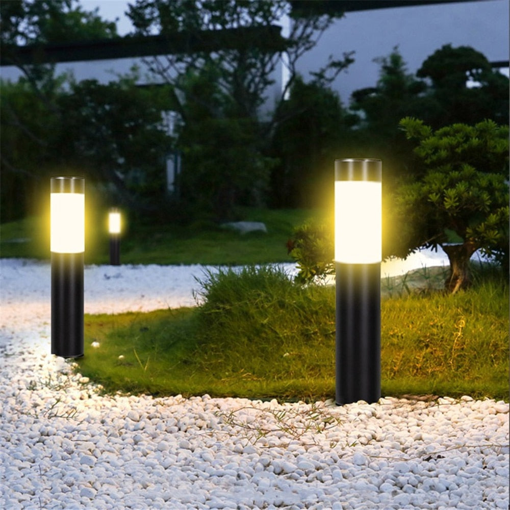 Glowano - EcoTrack Solar Walkway Lamp with Smart Sensor for Garden Paths