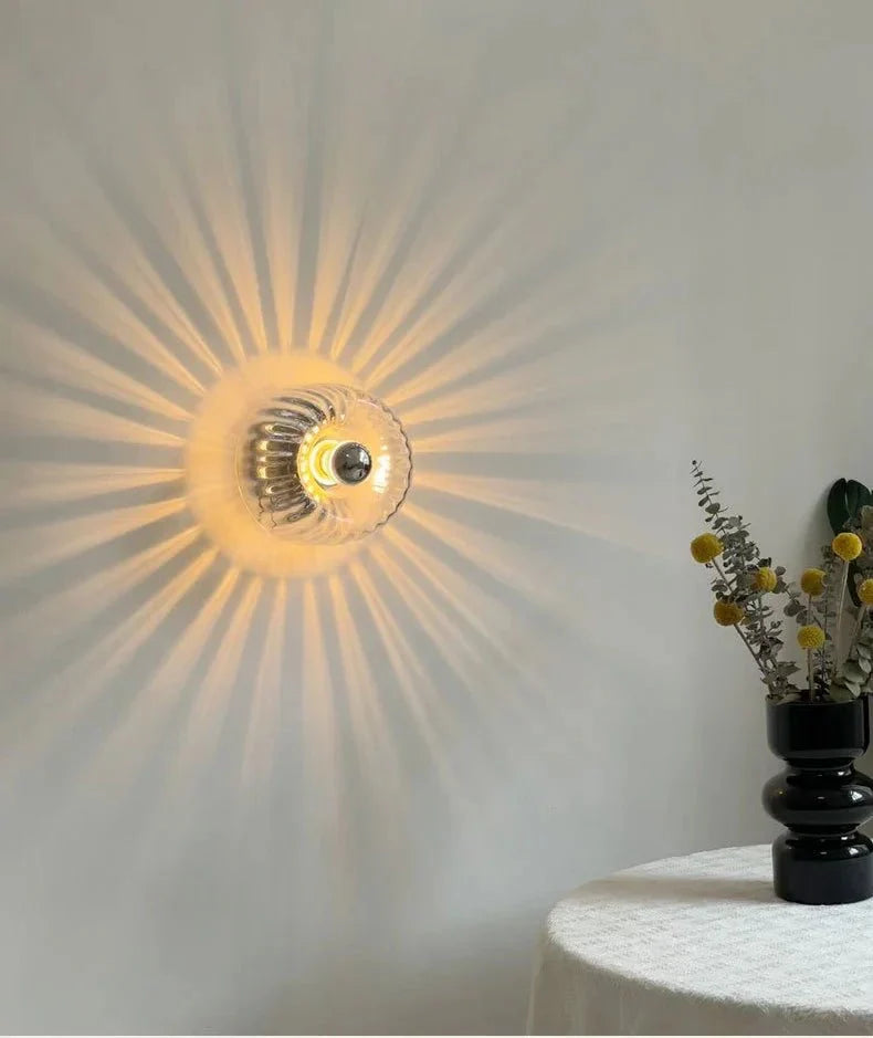 Orvanna - Nordic Bauhaus Glass Wall Lamp With Ambient Warm Glow