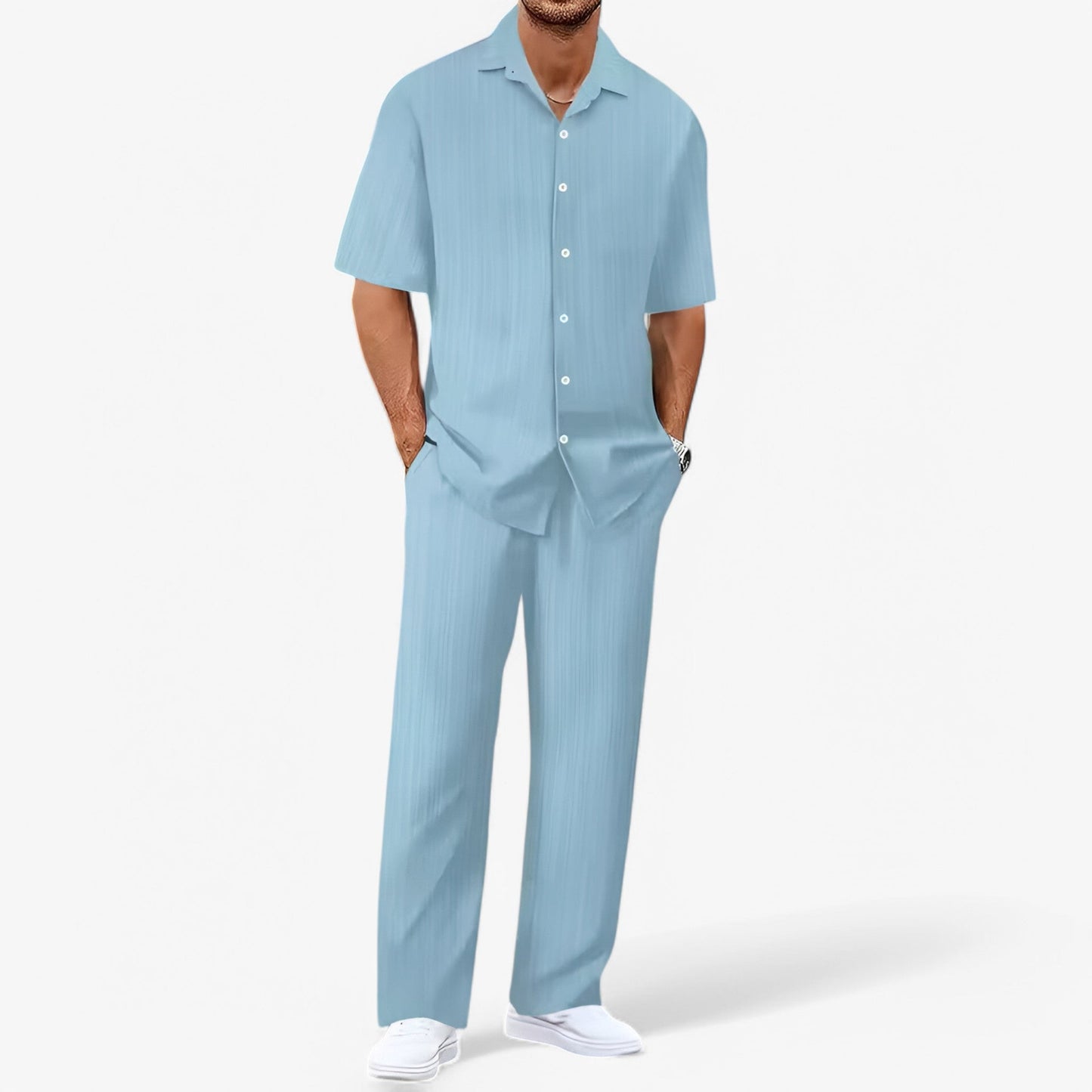 Caspar - Business Casual Set with Shirt and Trousers for Effortless Elegance