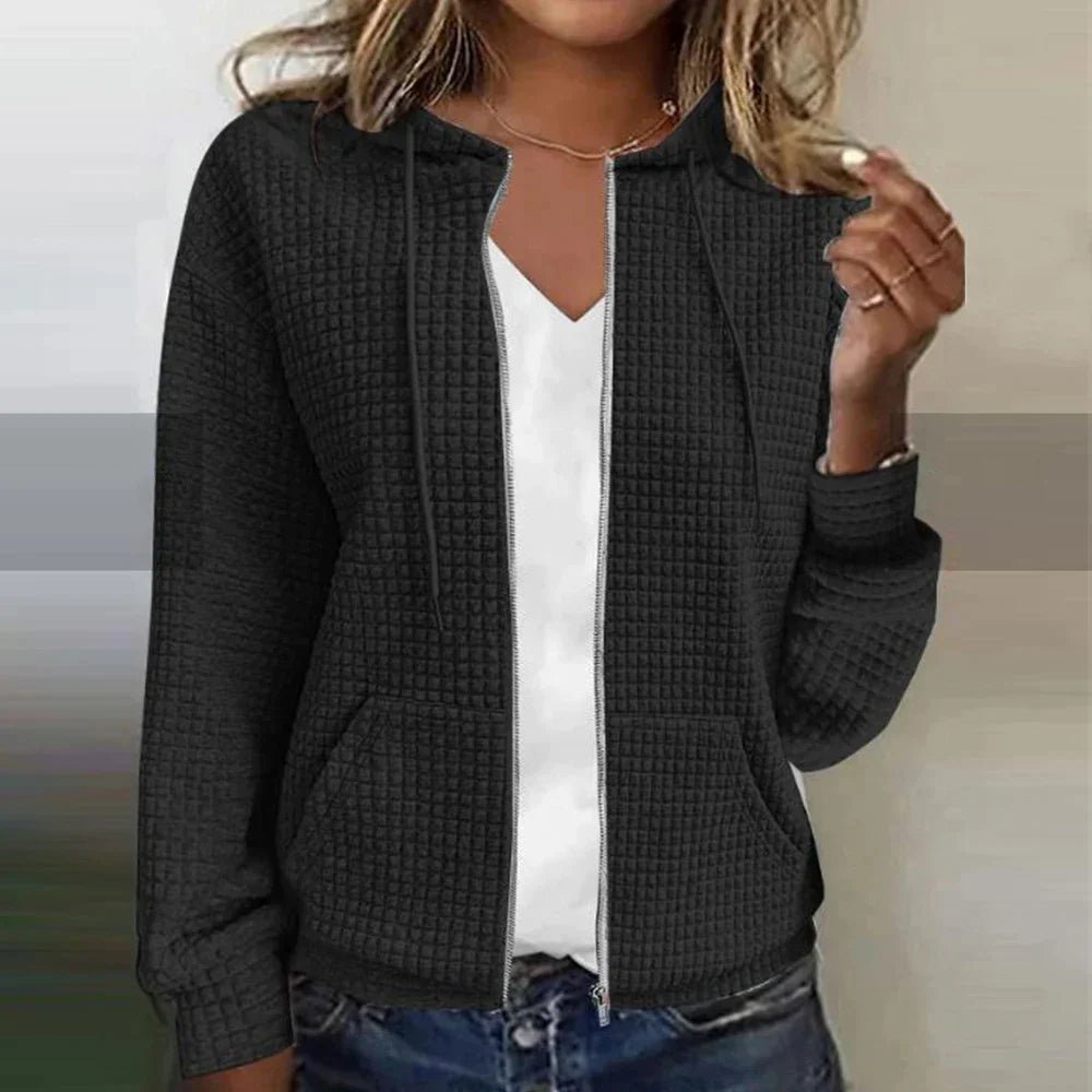Opal - Stylish Checked Jacket with Water-Repellent Outer Layer and Soft Interior