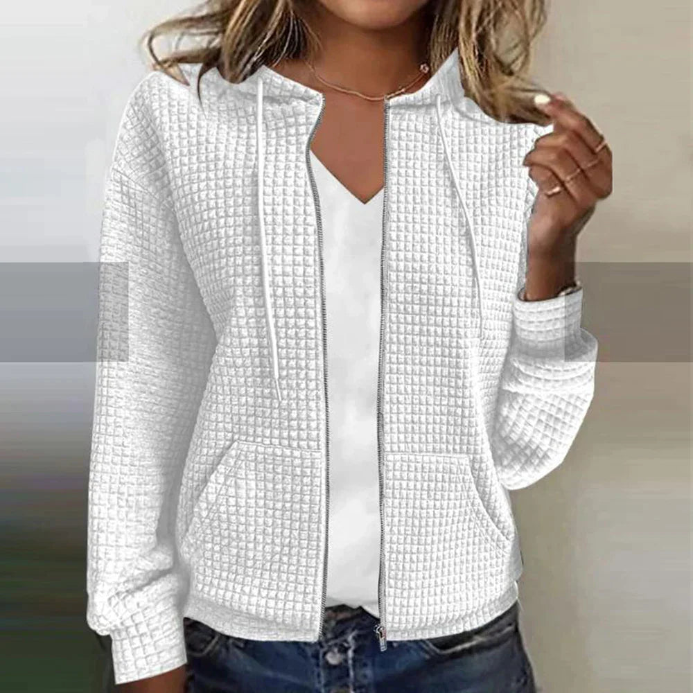 Opal - Stylish Checked Jacket with Water-Repellent Outer Layer and Soft Interior