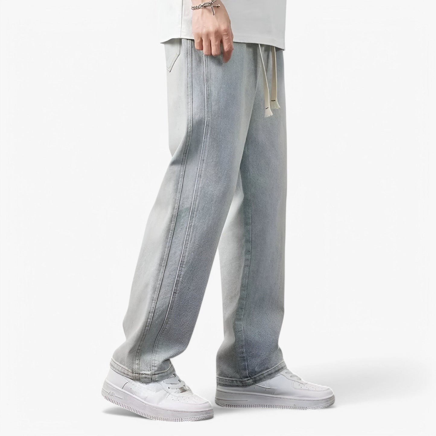 Murray - Trendy Wide Leg Denim Pants for Ultimate Comfort