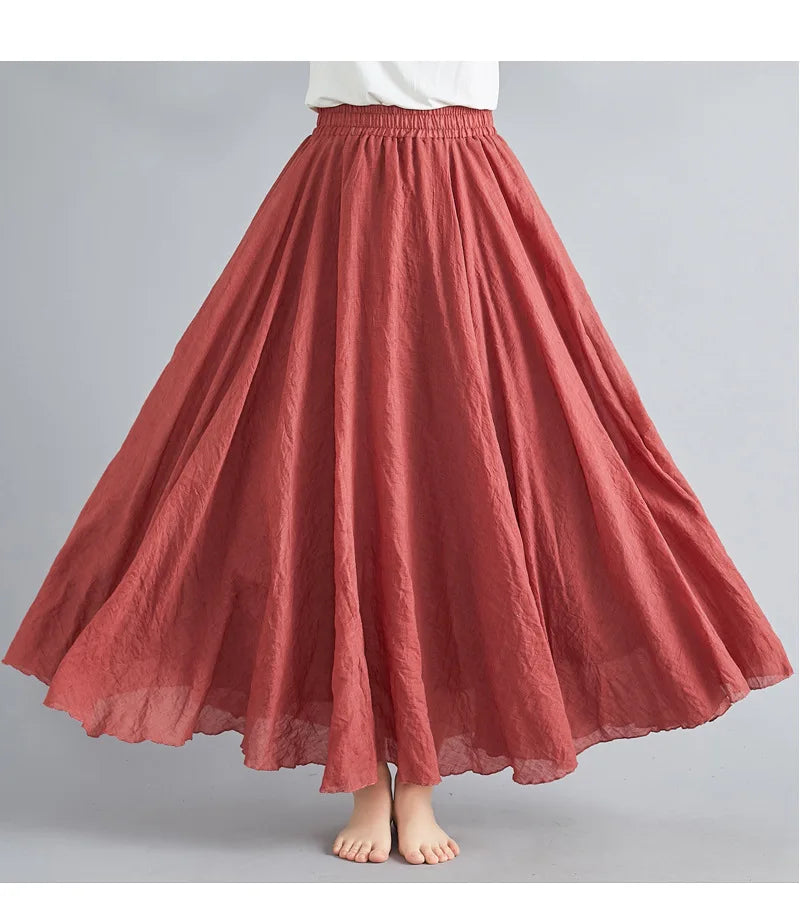 Anice - Elegant Women's Maxi Skirt for Effortless Style and Comfort