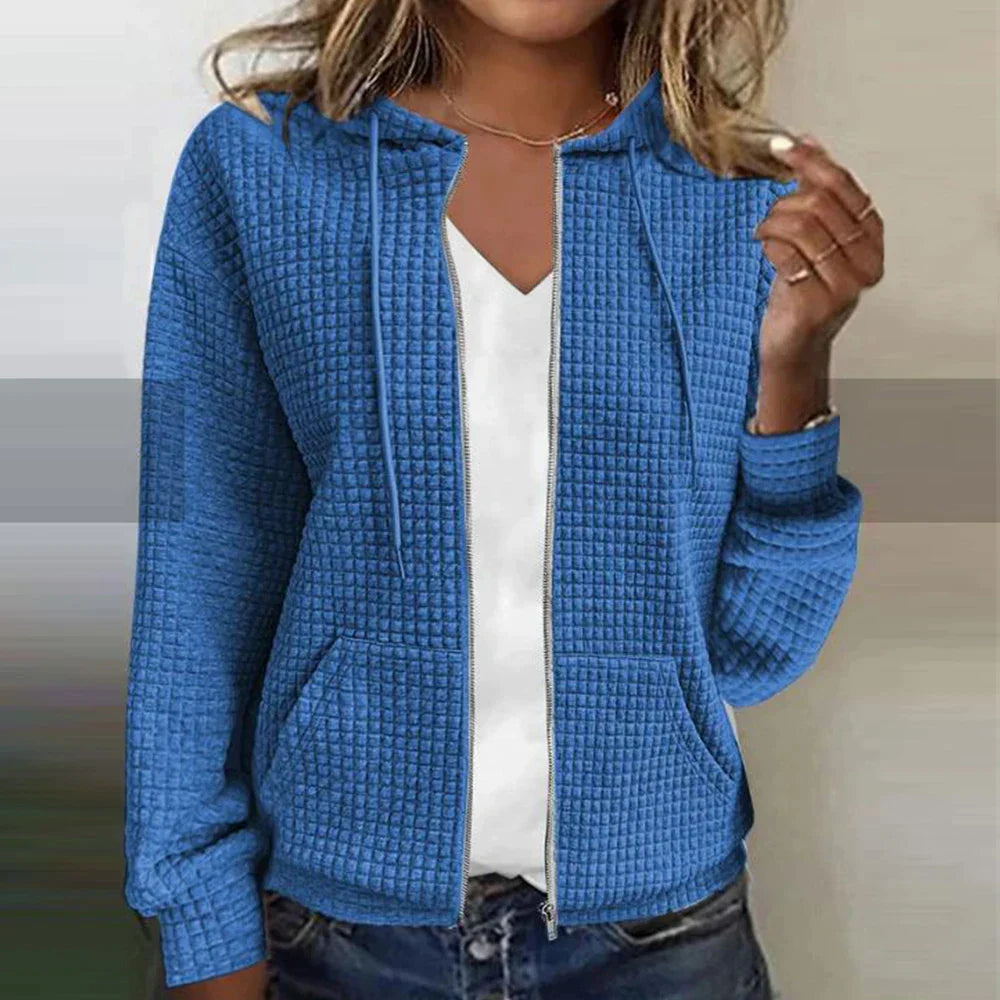 Opal - Stylish Checked Jacket with Water-Repellent Outer Layer and Soft Interior