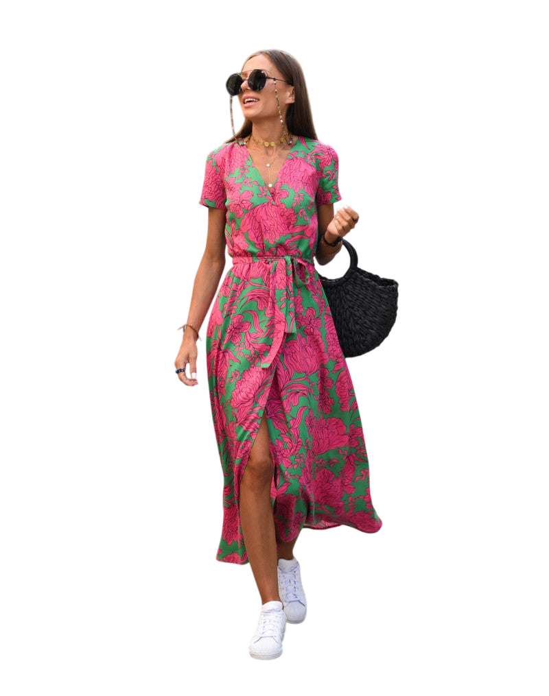 Adele- Stylish and Comfortable Floral Maxi Dress for Everyday Wear