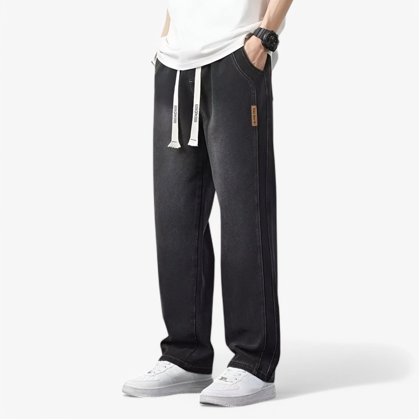 Murray - Trendy Wide Leg Denim Pants for Ultimate Comfort