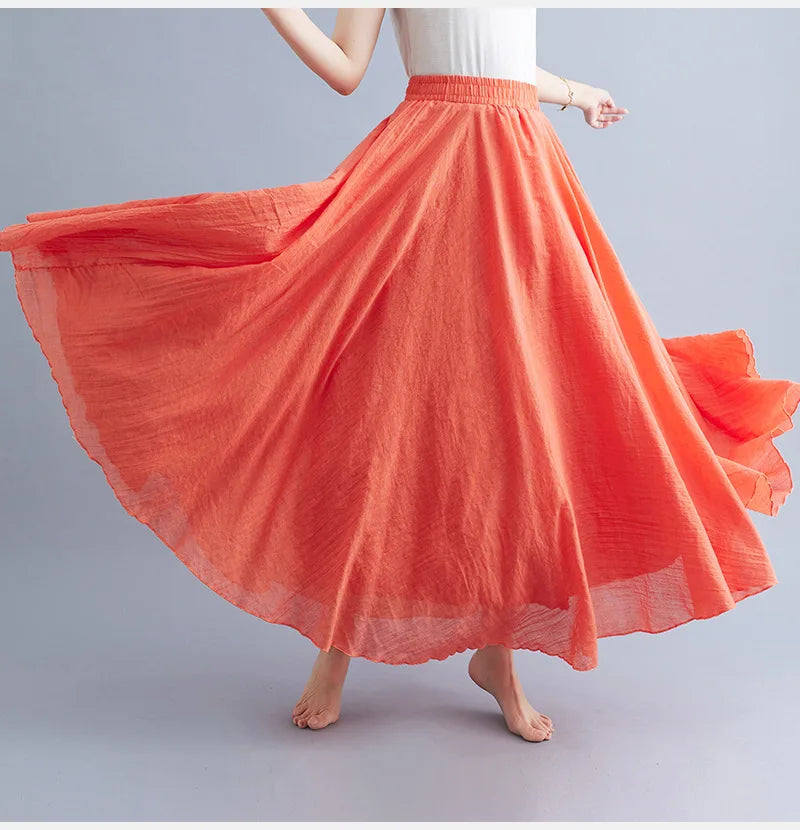 Anice - Elegant Women's Maxi Skirt for Effortless Style and Comfort