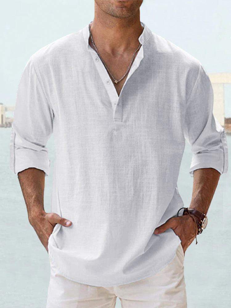 Joe - Comfortable Linen T-shirt for Effortless Style