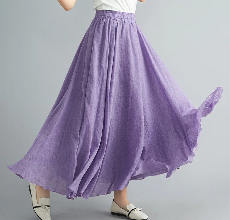 Anice - Elegant Women's Maxi Skirt for Effortless Style and Comfort