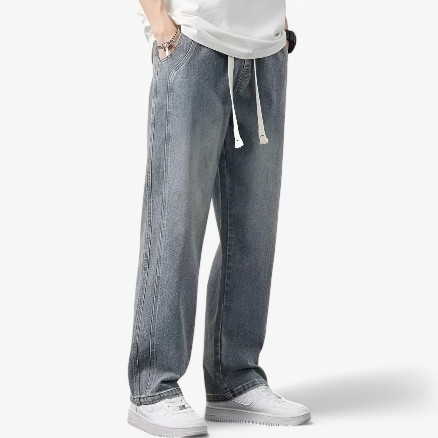 Murray - Trendy Wide Leg Denim Pants for Ultimate Comfort
