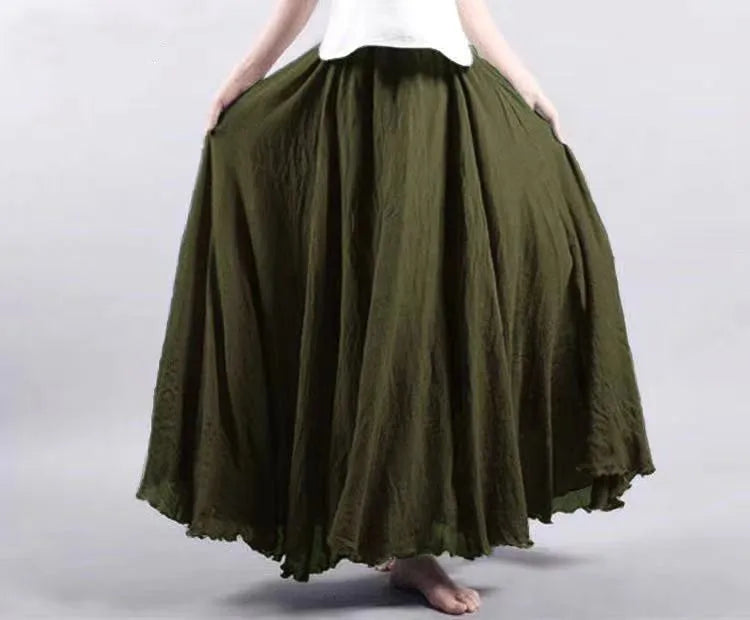 Anice - Elegant Women's Maxi Skirt for Effortless Style and Comfort
