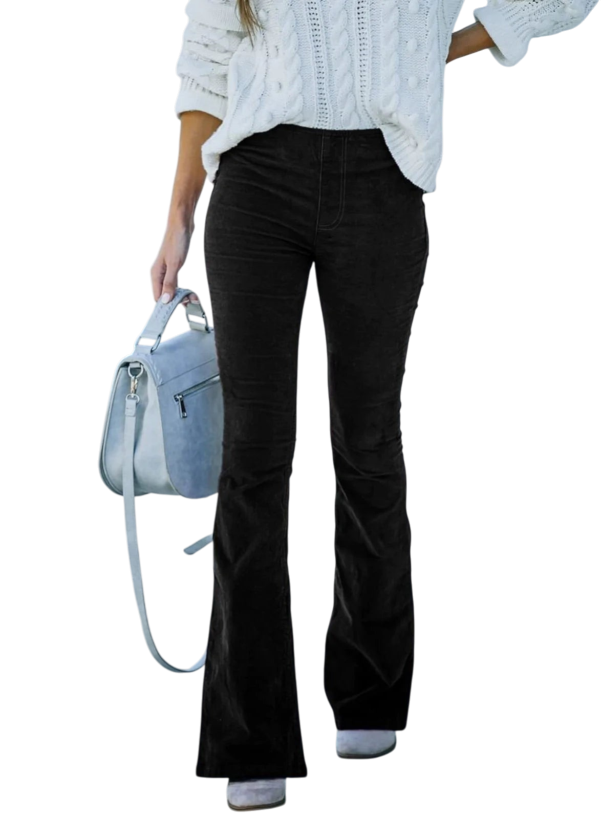 Selena - Stylish High Waist Flare Pants for Women in Trendy Colors