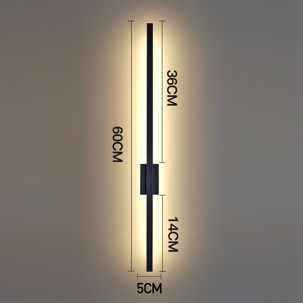 Zenorra - Industrial Minimalist LED Iron Wall Lights for Modern Living Room