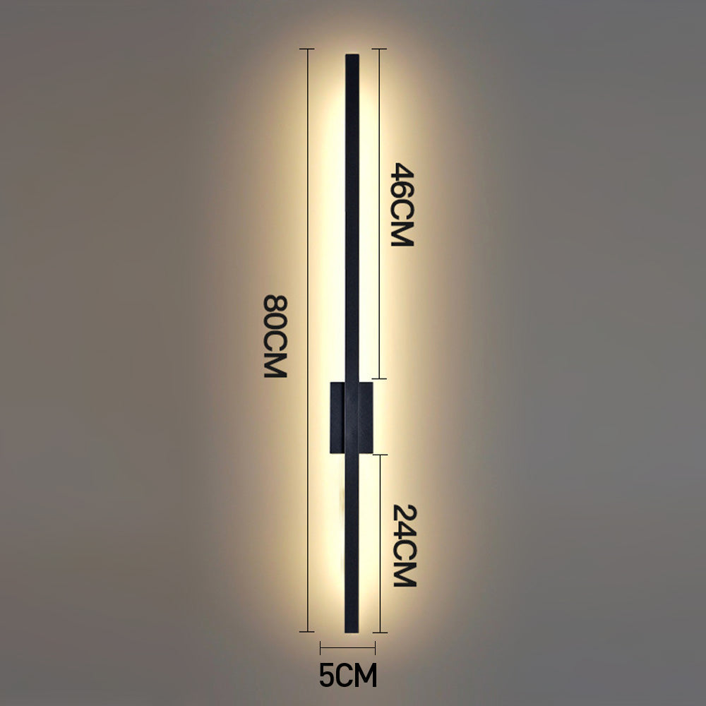 Zenorra - Industrial Minimalist LED Iron Wall Lights for Modern Living Room