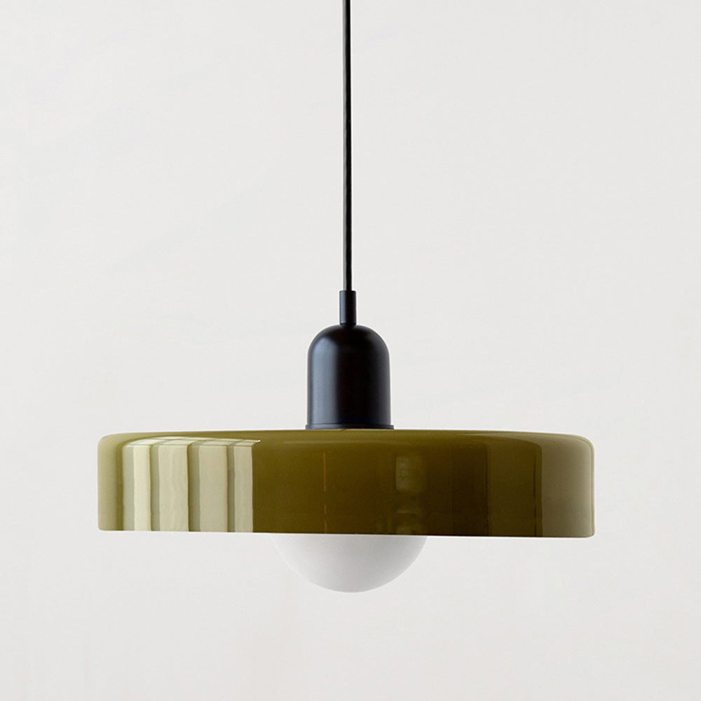 GleaMore - Bauhaus Pendant Light in Stylish Colored Glass
